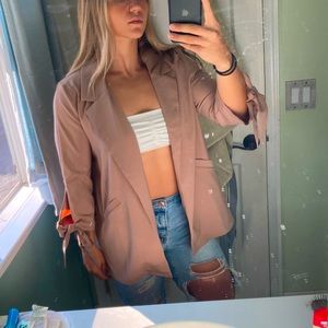 Pink Double breasted Blazer/ Jacket